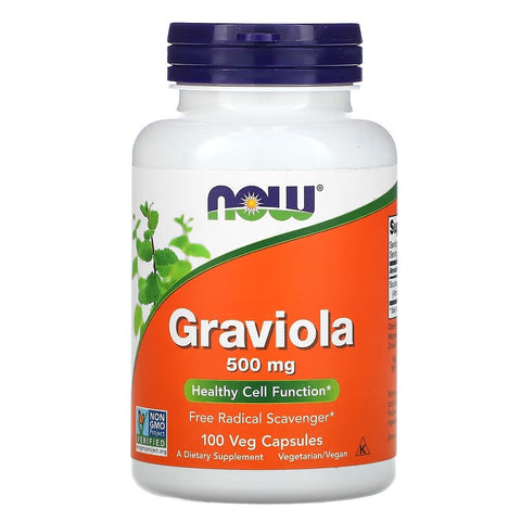 NOW Graviola 500mg 100 Veg Cap