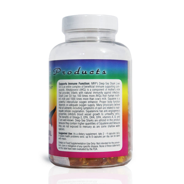 Shark Liver Oil Compound, 500 mg Soft Gel Capsules