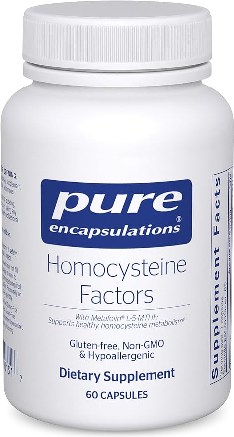 Pure Encapsulations Homocysteine Factors 60 Cap