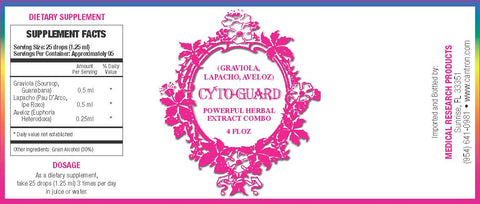 Cyto-Guard, Powerful Herbal Extract Combo 4 FL OZ Dropper Bottle