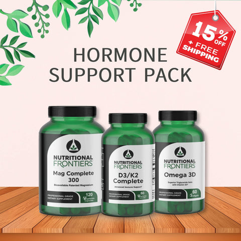 Hormone Support Pack (Mag Complete 300 | Omega 3D | D3/K2 Complete)