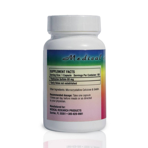 Hydrazine Sulfate, 60mg 100 Capsules