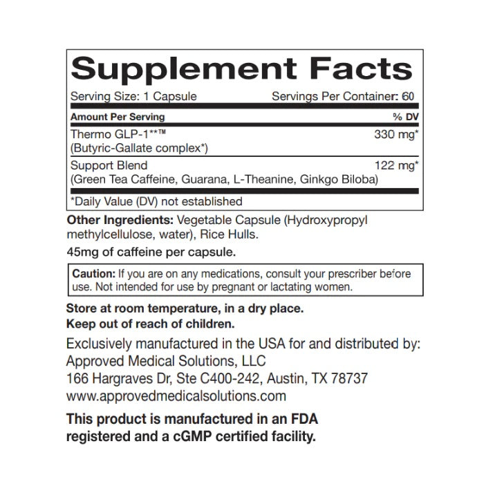 GLP-1 Thermo - 60 Capsules | Your Health Pharmacy Online GLP-1 Thermo - 60 Capsules | Your Health Pharmacy Online
