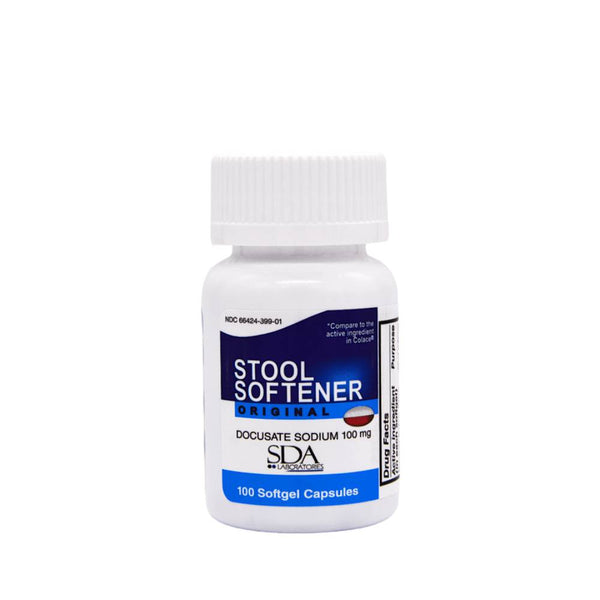 Stool Softener 100mg- 100 softgels