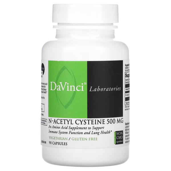 DaVinci N-Acetyl Cysteine, 500 mg, 90 Cap