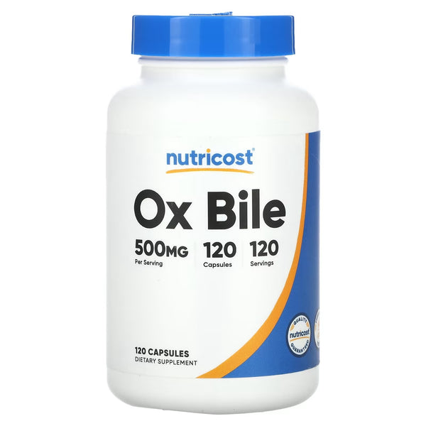 Ox Bile 500mg 120 Capsules