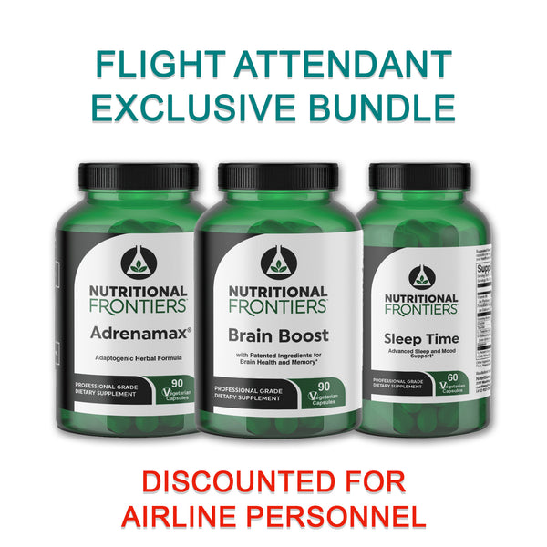 The Flight Attendant Exclusive Bundle ✈️ (Brain Boost, Adrenamax & Sleep Time)