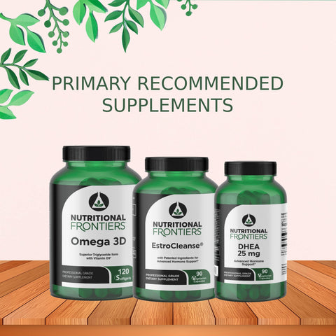 EstroCleanse | DHEA 25mg | Omega 3D