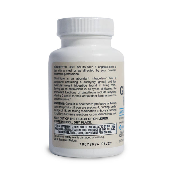 L-Glutathione Reduced, 500 mg/60 Capsules