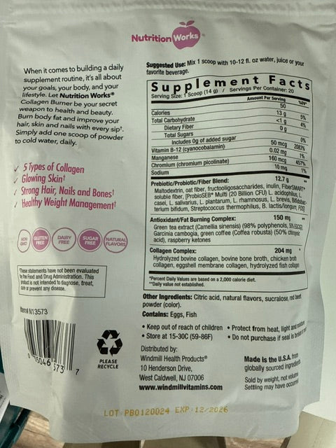 Collagen Burner NutritionWorks