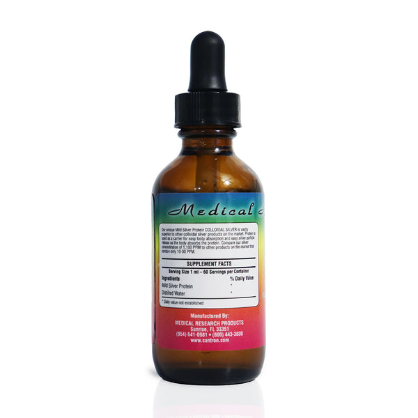 Mild Silver Protein, 2 FL OZ Dropper Bottle