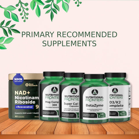 Super Cal Plus | BetaZyme | Mag Complete 300 | D3/K2 Complete | NAD+