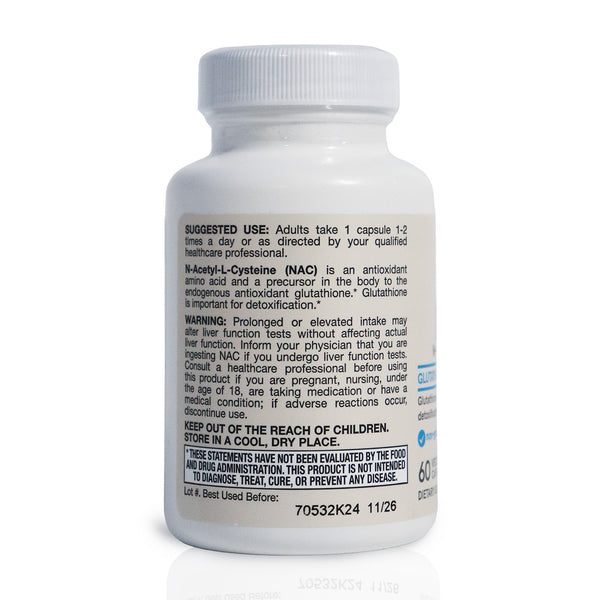 N-Acetyl-L-Cysteine 500 mg, 60 Caps