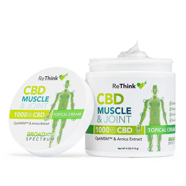ReThink Hemp CBD Muscle & Joint Cream – 1000MG